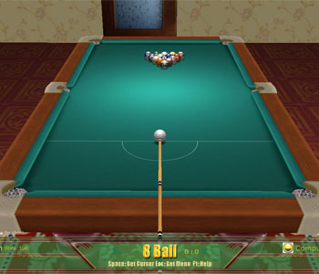 3D Billiards Online PopGameBox screenshot